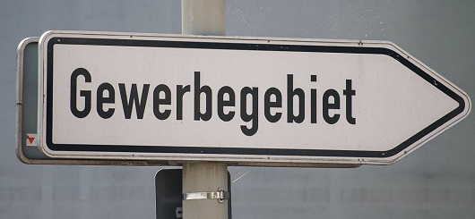 Gewerbegebiet - Hinweis Selbständigkeit